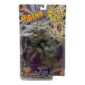 1997 TOYBIZ SPIDER-MAN WEB TRAP RAMPAGING RHINO AF