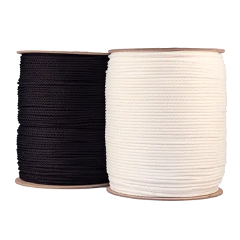 3.7mm White Drawstring Cord - By The Metre