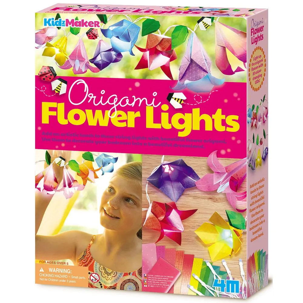 4M Kidz Maker Origami Flower Lights