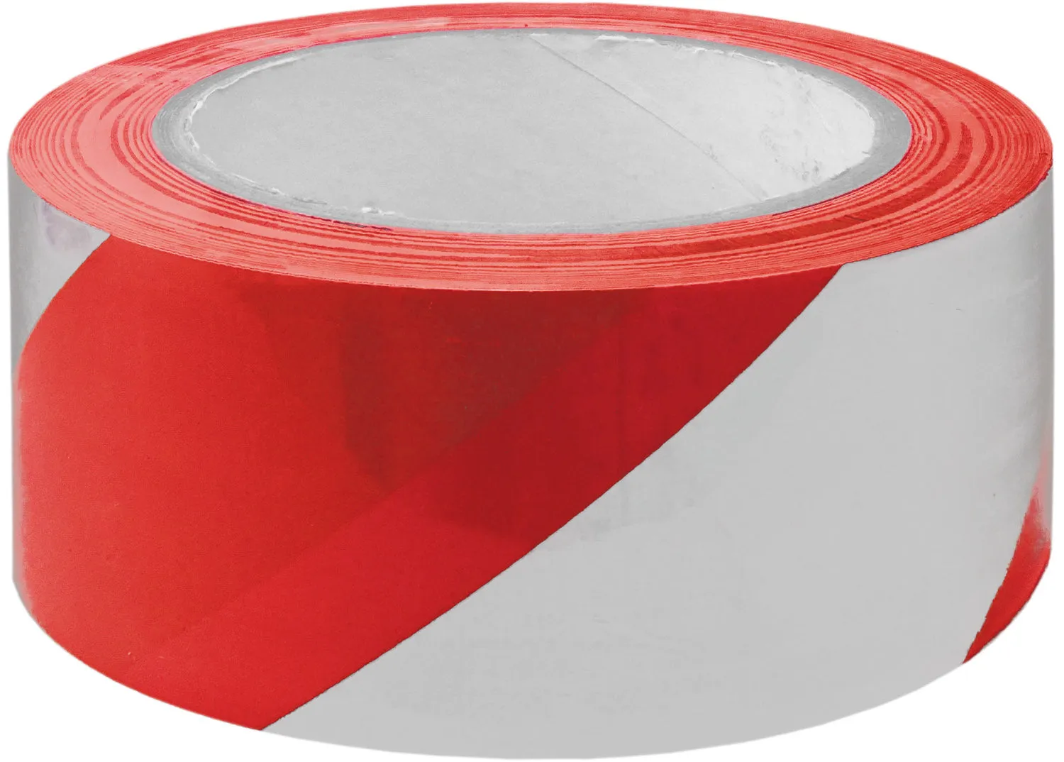 Adhesive Hazard Warning Tape - Red & White