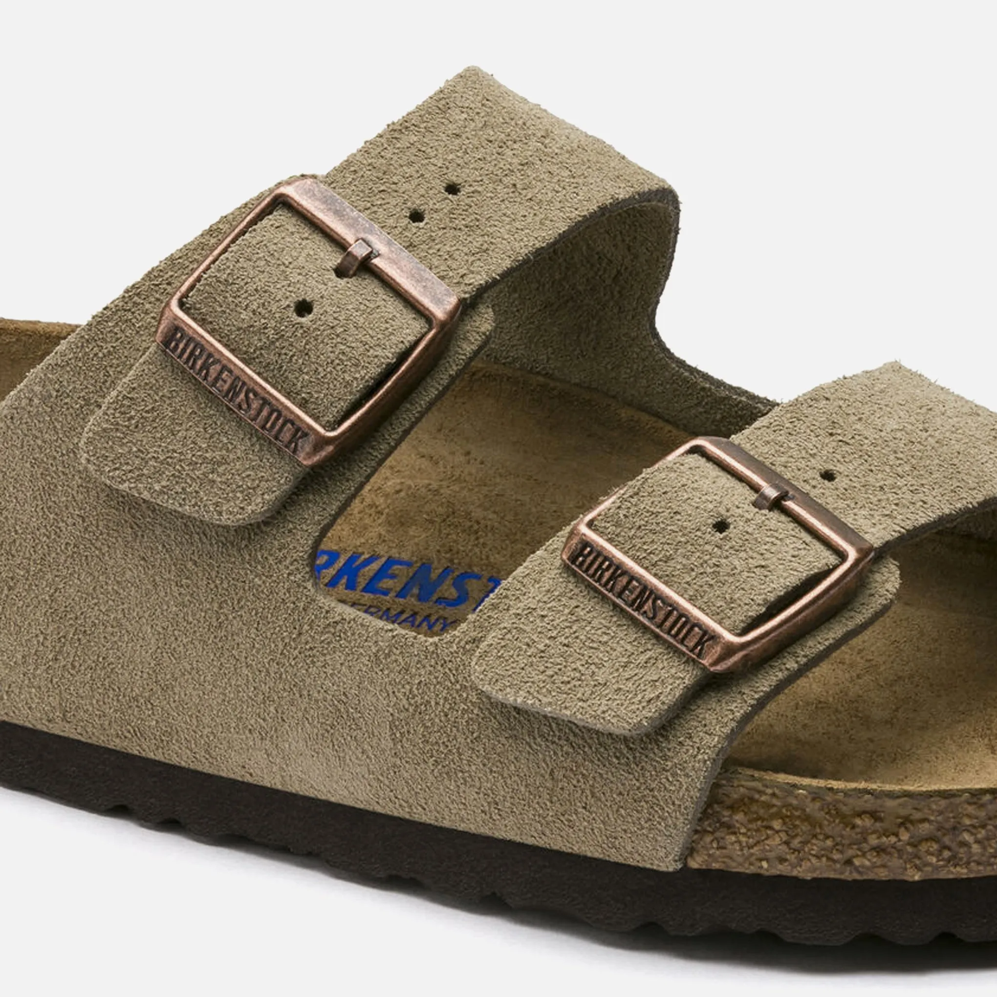 Arizona Soft Footbed Suede Leather - Taupe