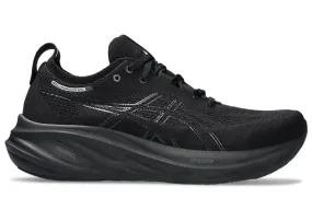 Asics Gel Nimbus 26 (D Width) -  Black/Black (Mens)