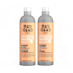 Bed Head Tigi Moisture Maniac Shampoo and Conditioner Pack 750ml