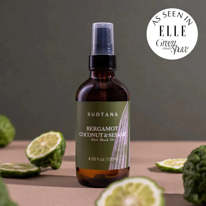 Bergamot, Coconut & Sesame Hair Mask Oil