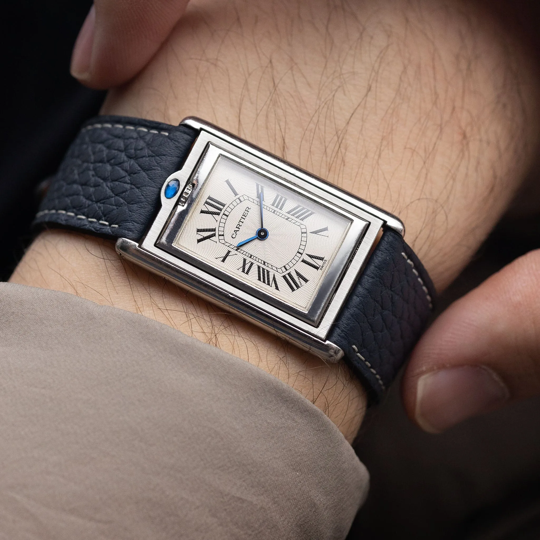 Cartier Tank Basculante 2390 Steel