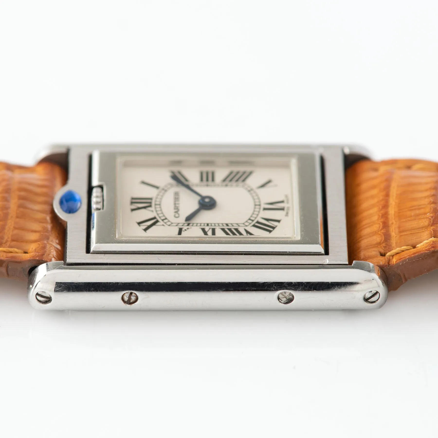 Cartier Tank Basculante Steel 2386