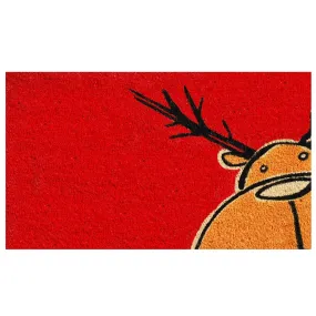 Christmas Moose Doormat