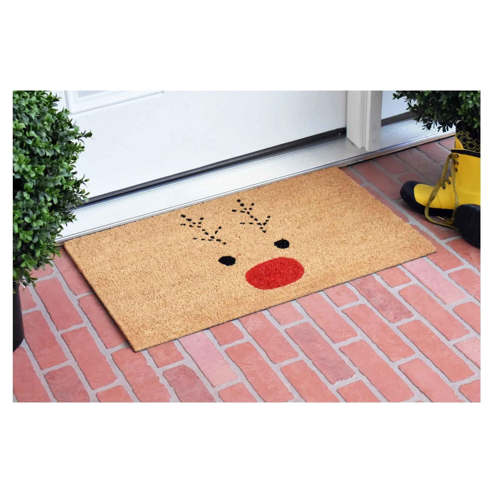 Christmas Rudolph Doormat