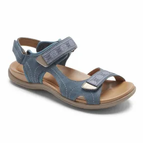 Cobb Hill RUBEY ADJUSTABLE STRAP MOROCCAN BLUE NUBUCK