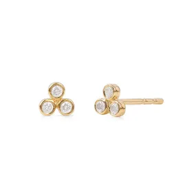 DIAMOND TRIO STUDS