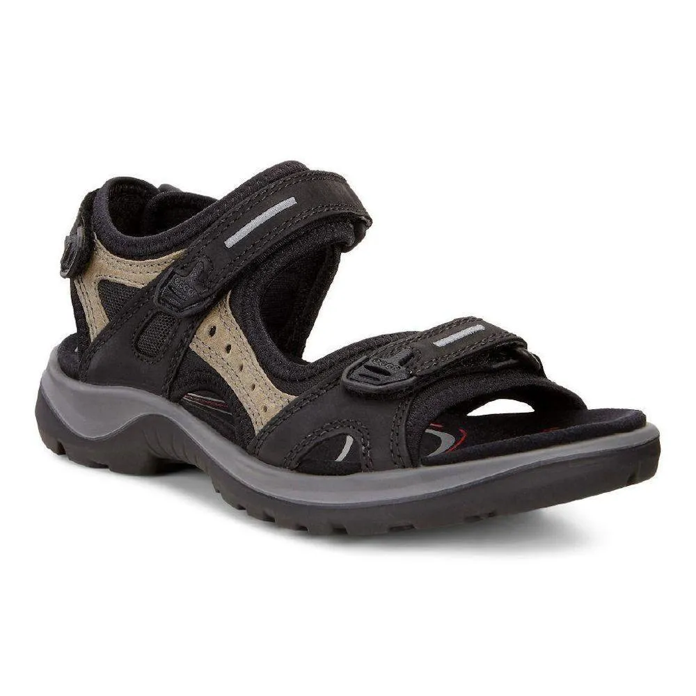 ECCO Women's 069563 Yucatan Sandal Black Nubuck