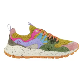 FLOWER MOUNTAIN YAMANO 3 WOMAN LIGHT BROWN-MILITARE-VIOLET