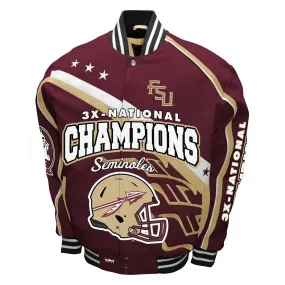 Franchise Club Mens NCAA Commemorative  softshell sublimation  Jacket-05