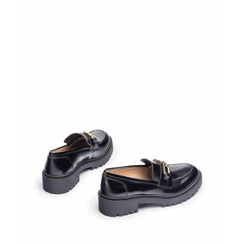 German Women's Loafers- Black