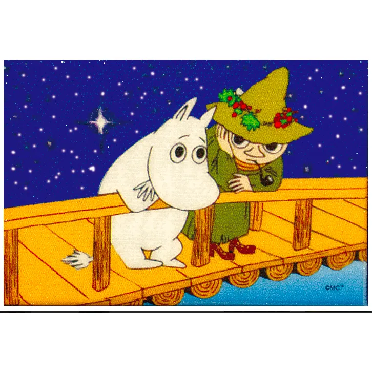 Glittering Magnet Moomintroll And Snufkin