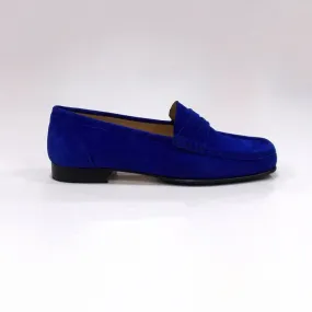 HB 411/2272 Cobalt Suede Moccasin