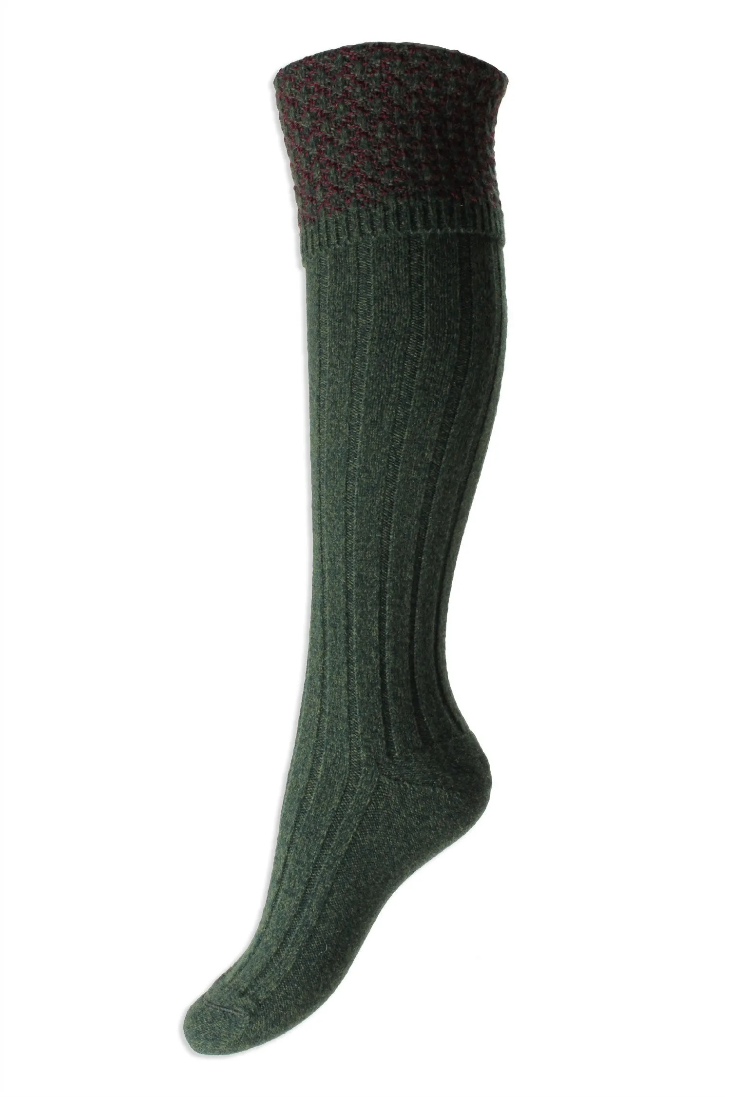 HJ Hall Hatfield Shooting Sock | Textured Top