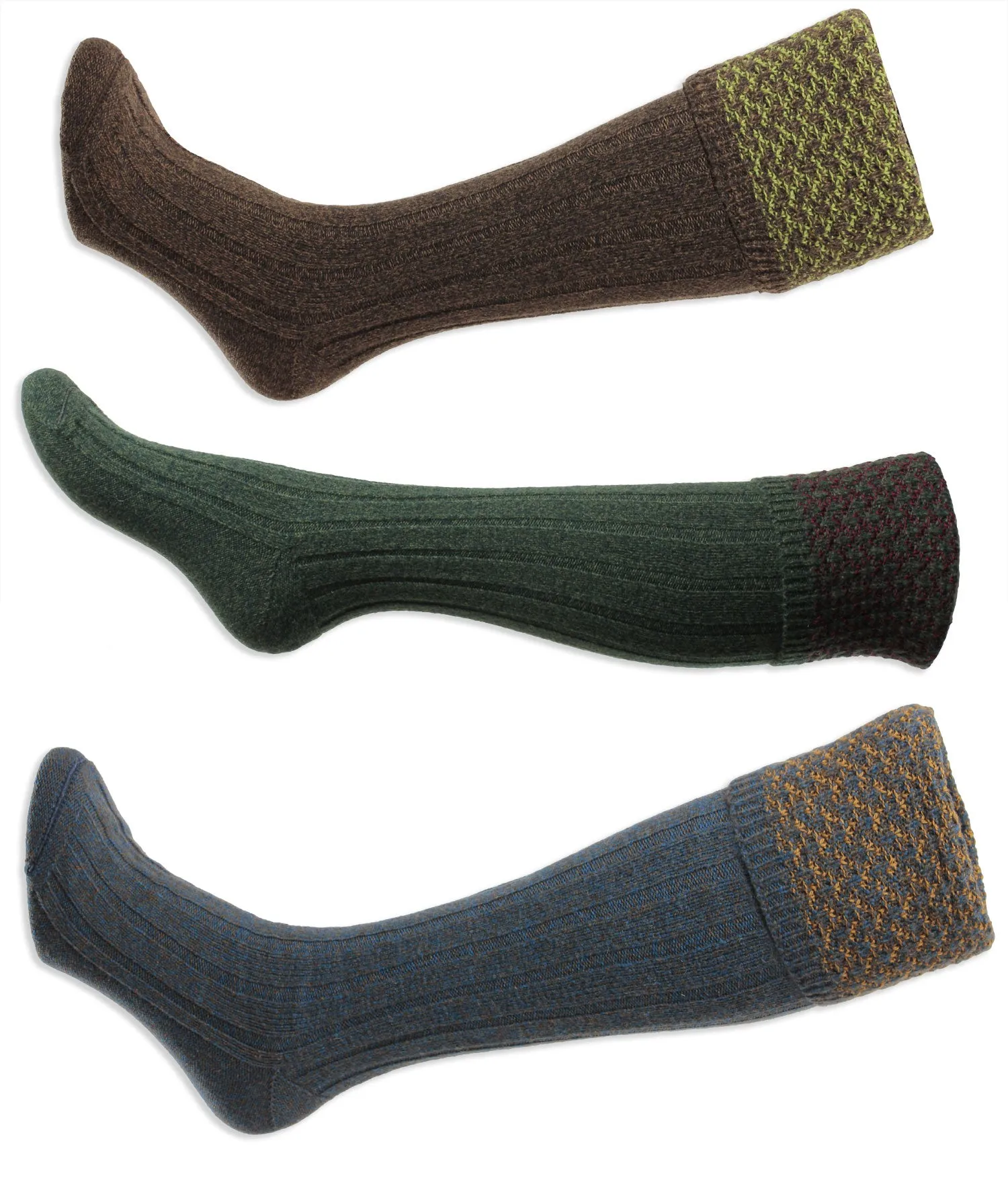 HJ Hall Hatfield Shooting Sock | Textured Top