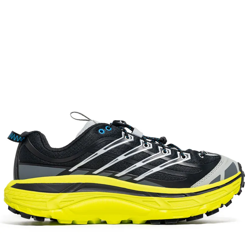 Hoka Mafate Three2 - Black/Hoka Citrus