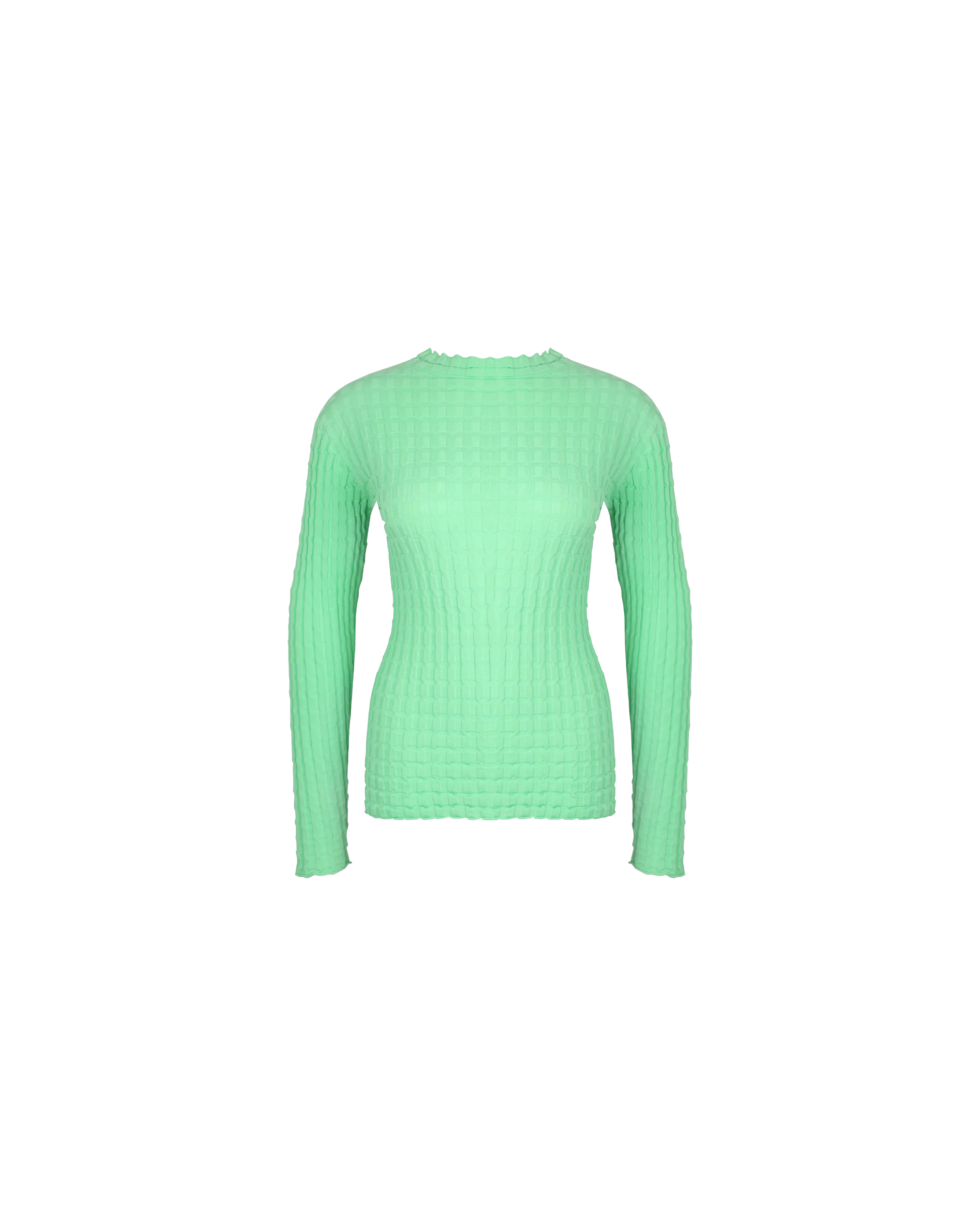 HONEYCOMB LONG SLEEVE LIME