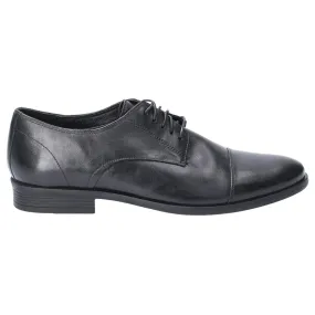 Hush Puppies Mens Ollie Leather Shoes - Black