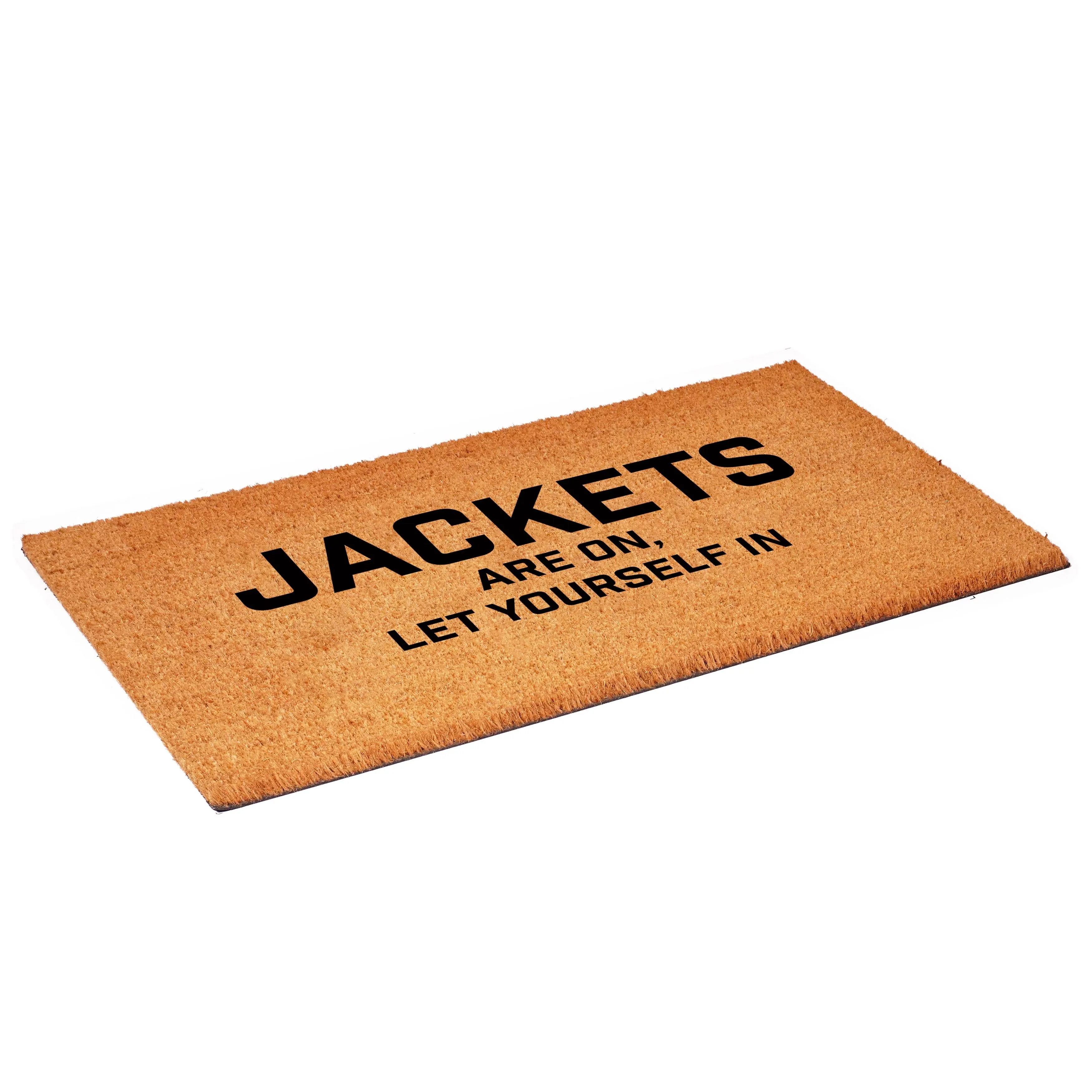 Jackets are on Let Yourself in Doormat