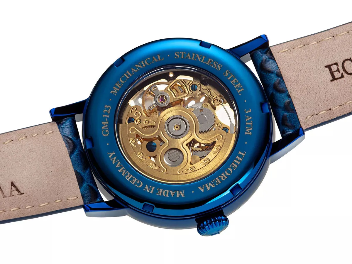 Madame Butterfly Theorema - GM-123-5 |Blue| Made in Germany with 82 Swarovski