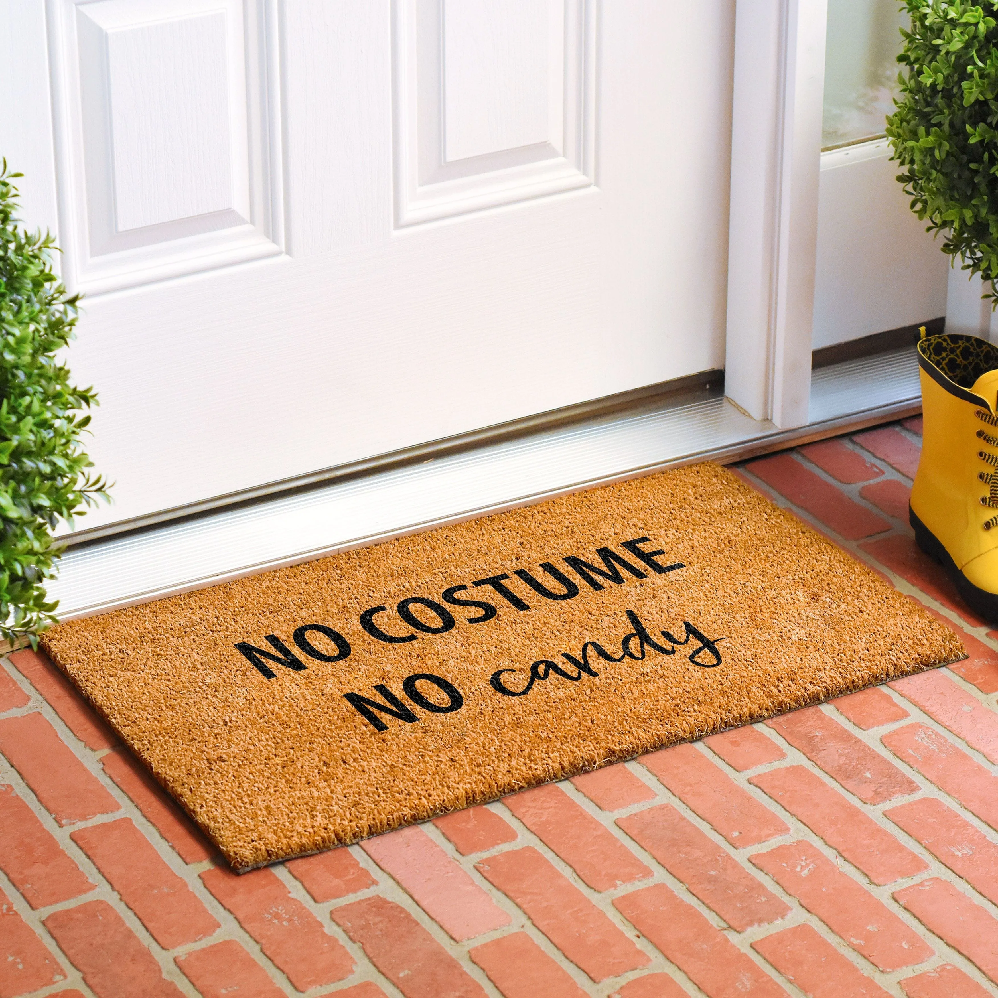 No Costume No Candy Doormat