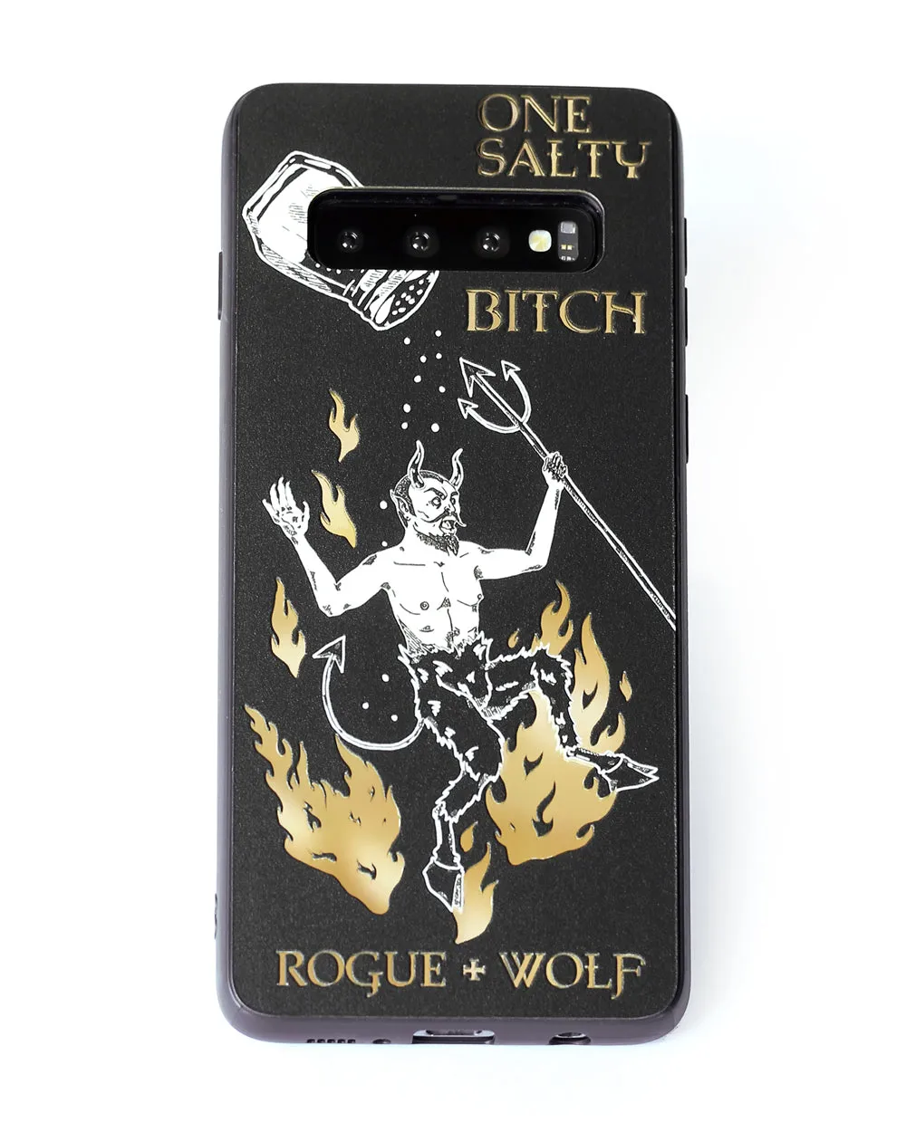 One Salty Witch Phone Case - Mirror Gold Details