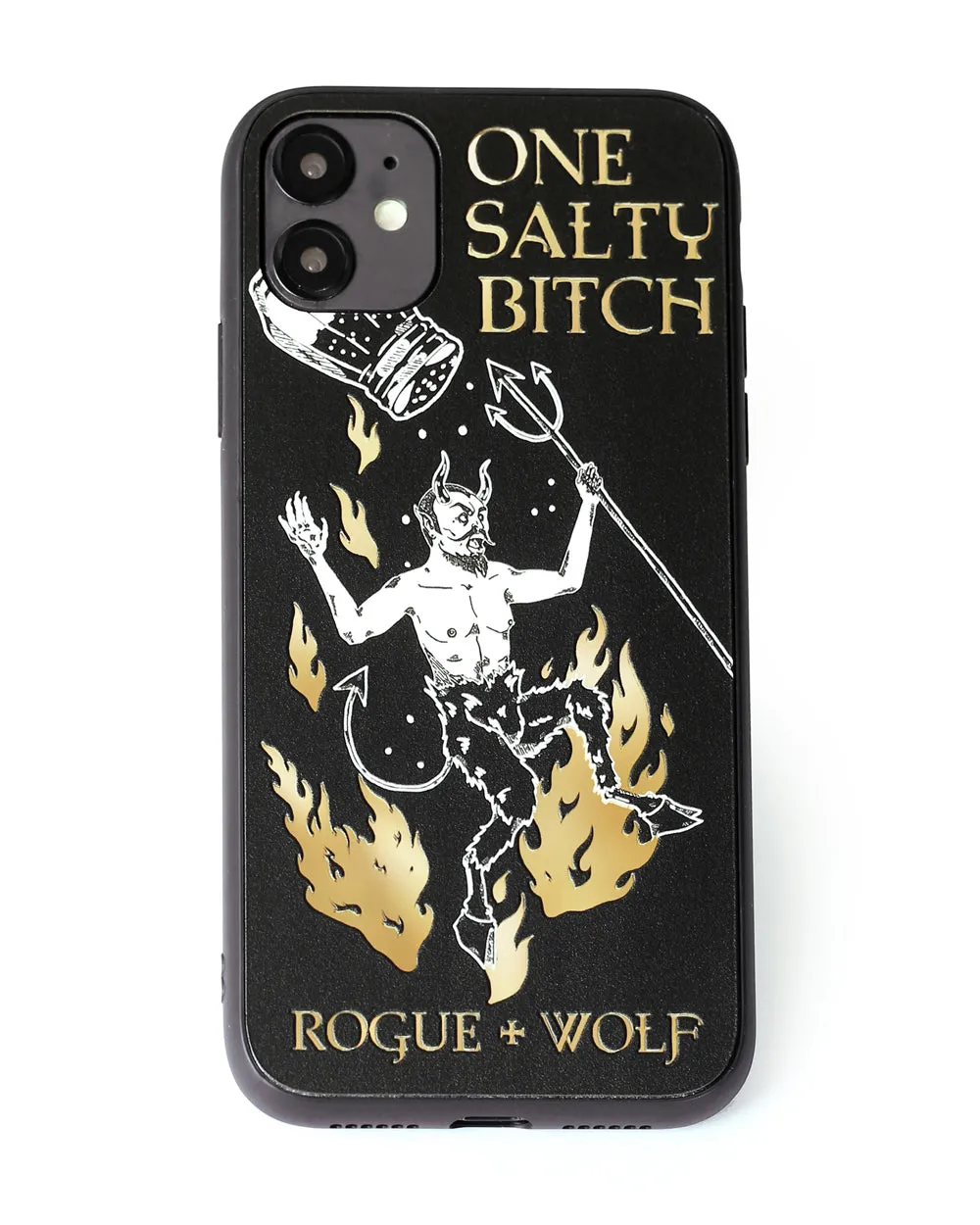 One Salty Witch Phone Case - Mirror Gold Details