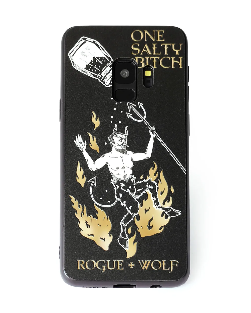 One Salty Witch Phone Case - Mirror Gold Details