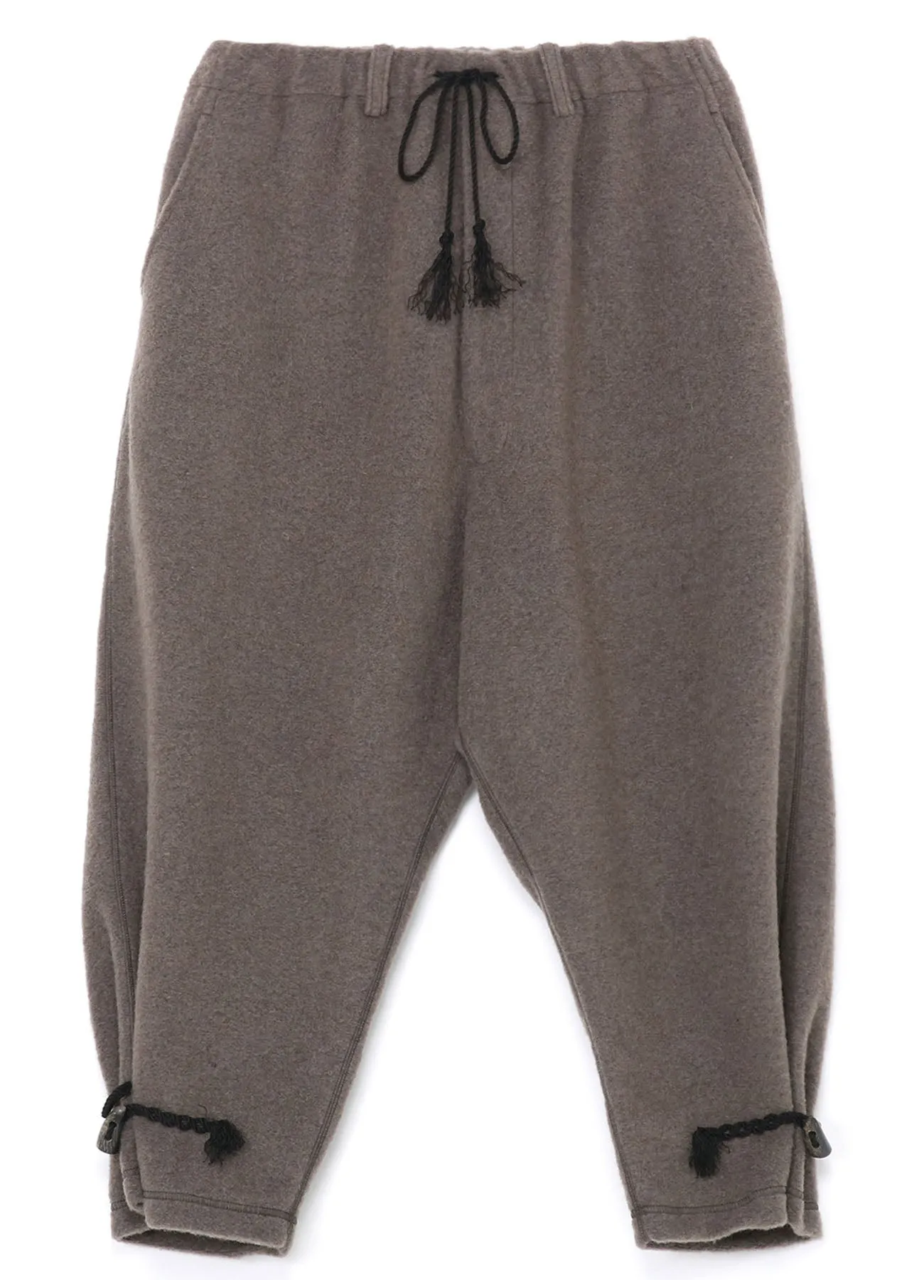 PE/W SLIVER JERSEY SARUEL PANTS WITH TOGGLE BUTTONS AT HEM