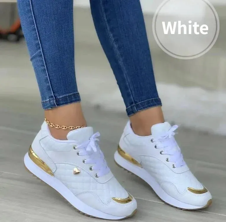 Red Women Casual Shoes for Women Platform Female Shoes Running Shoe