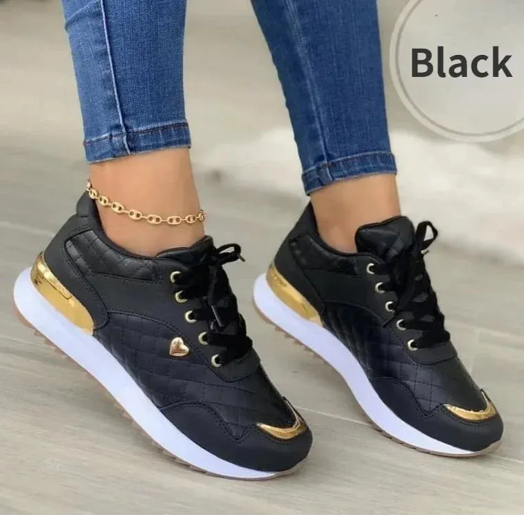 Red Women Casual Shoes for Women Platform Female Shoes Running Shoe