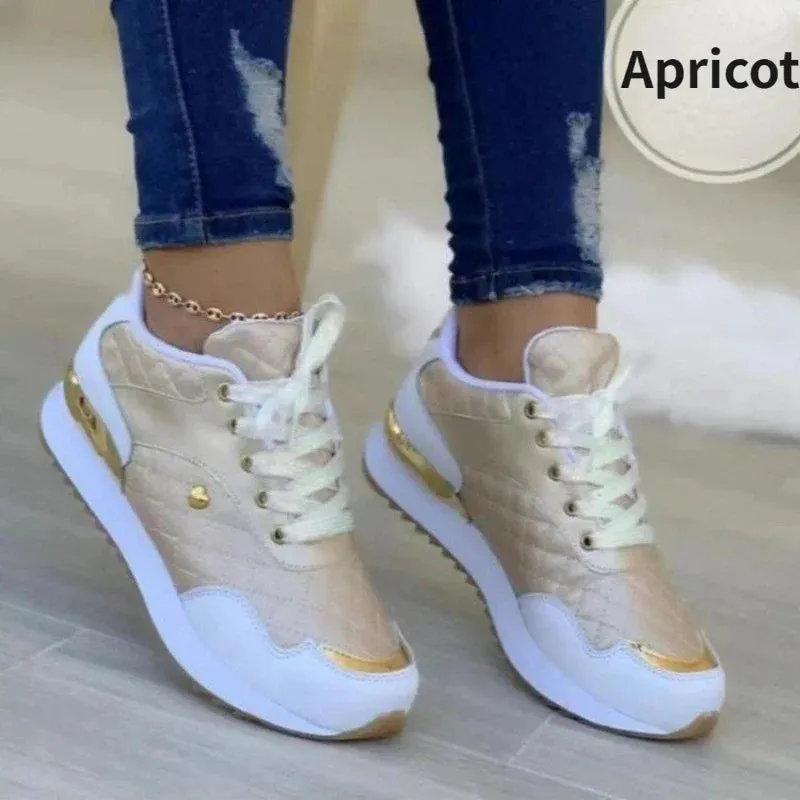 Red Women Casual Shoes for Women Platform Female Shoes Running Shoe