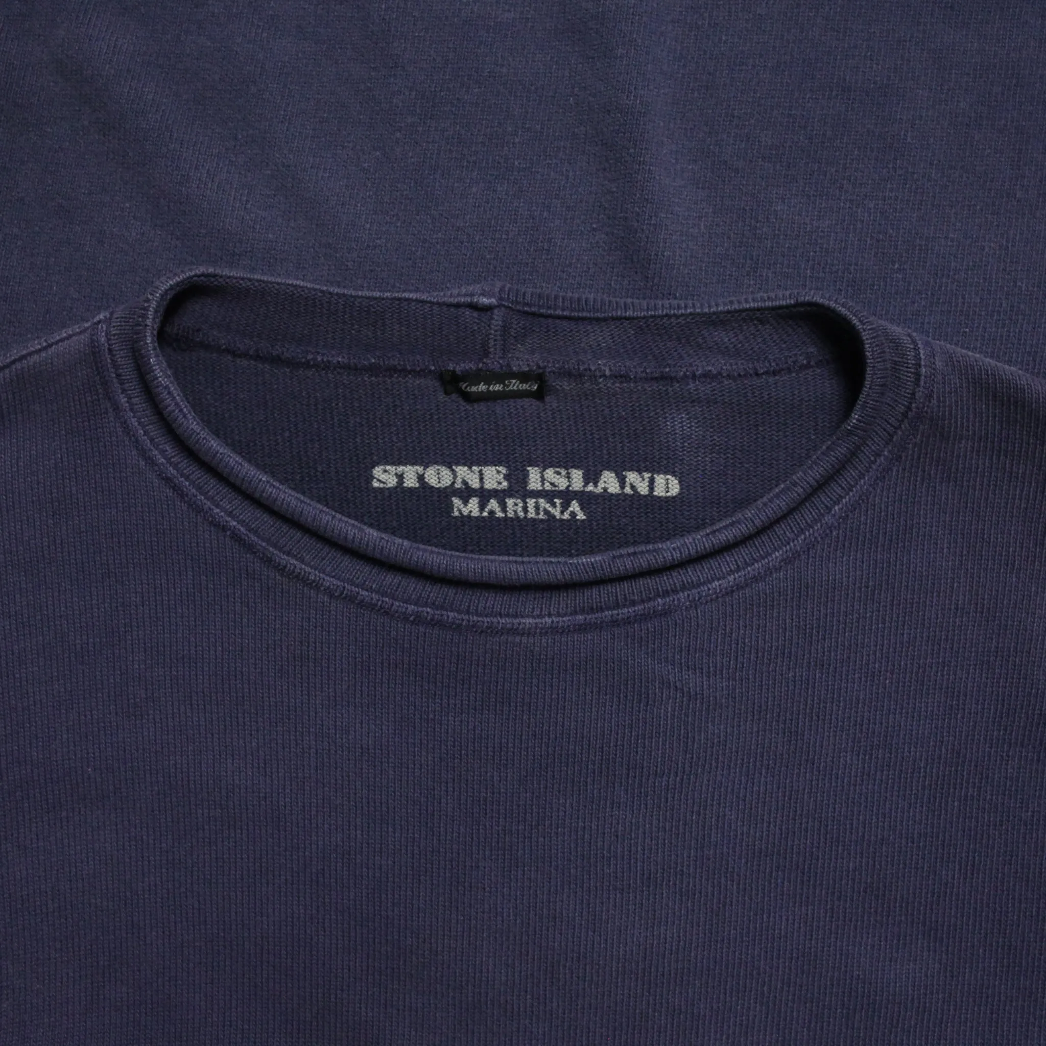 Stone Island Marina SS 1996 Blue Crew Neck Sweatshirt