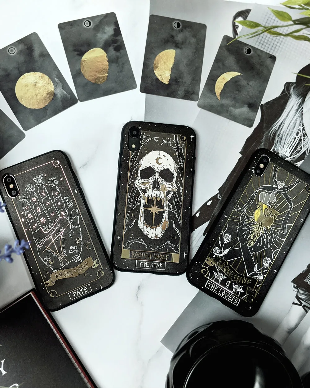 The Star Tarot Phone Case - Mirror Gold Details