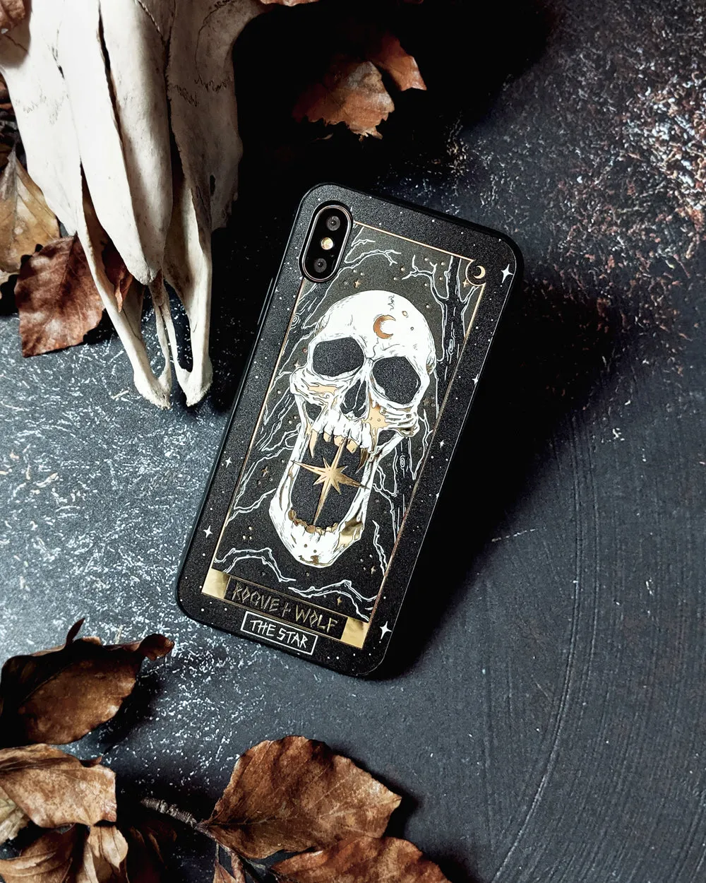 The Star Tarot Phone Case - Mirror Gold Details