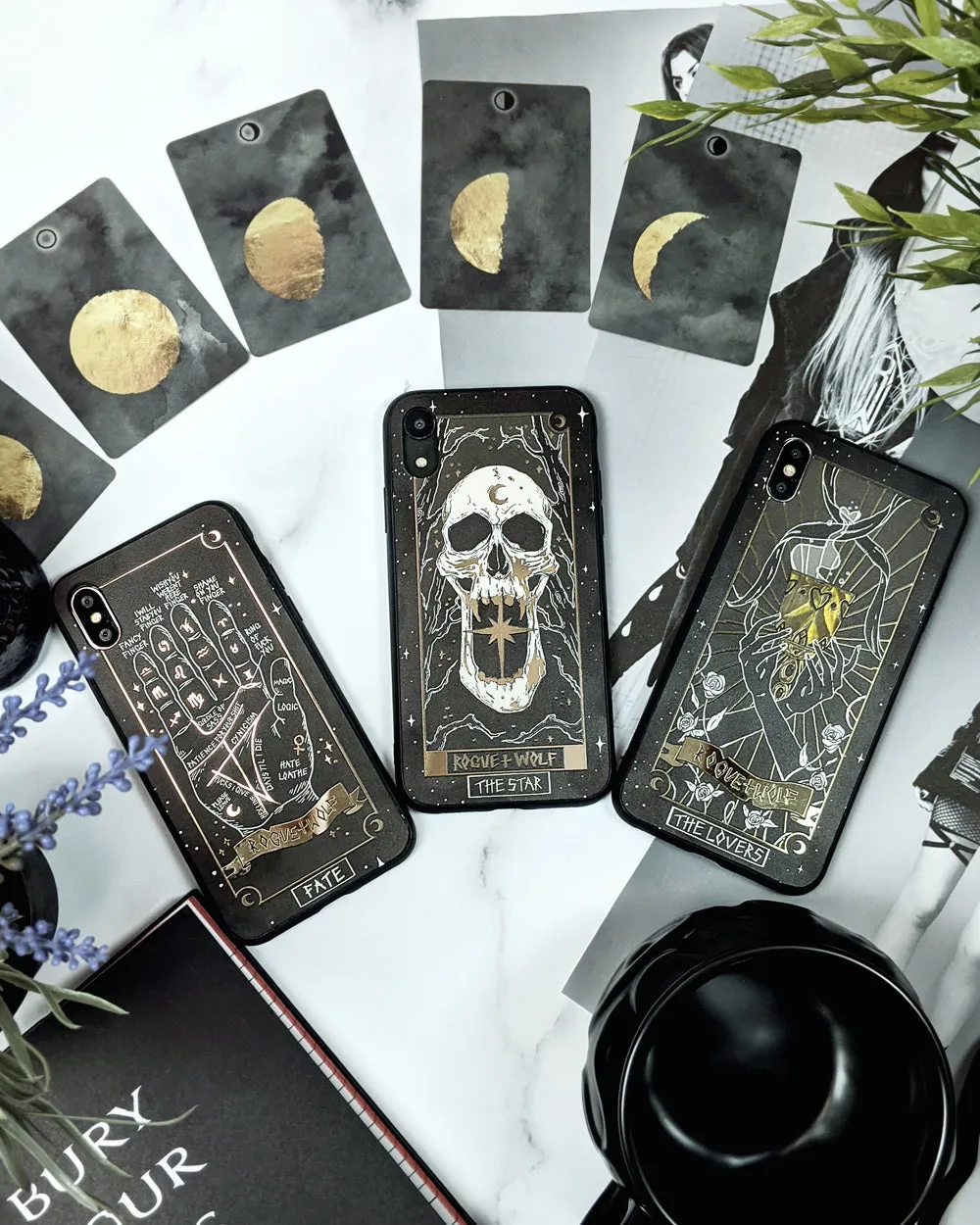 The Star Tarot Phone Case - Mirror Gold Details