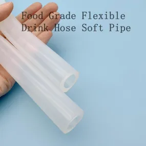 Transparent Multi Size Silicone Tubing Various Uses Food Grade Flexible Drink Hose Soft Pipe Nontoxic Environmental Clear