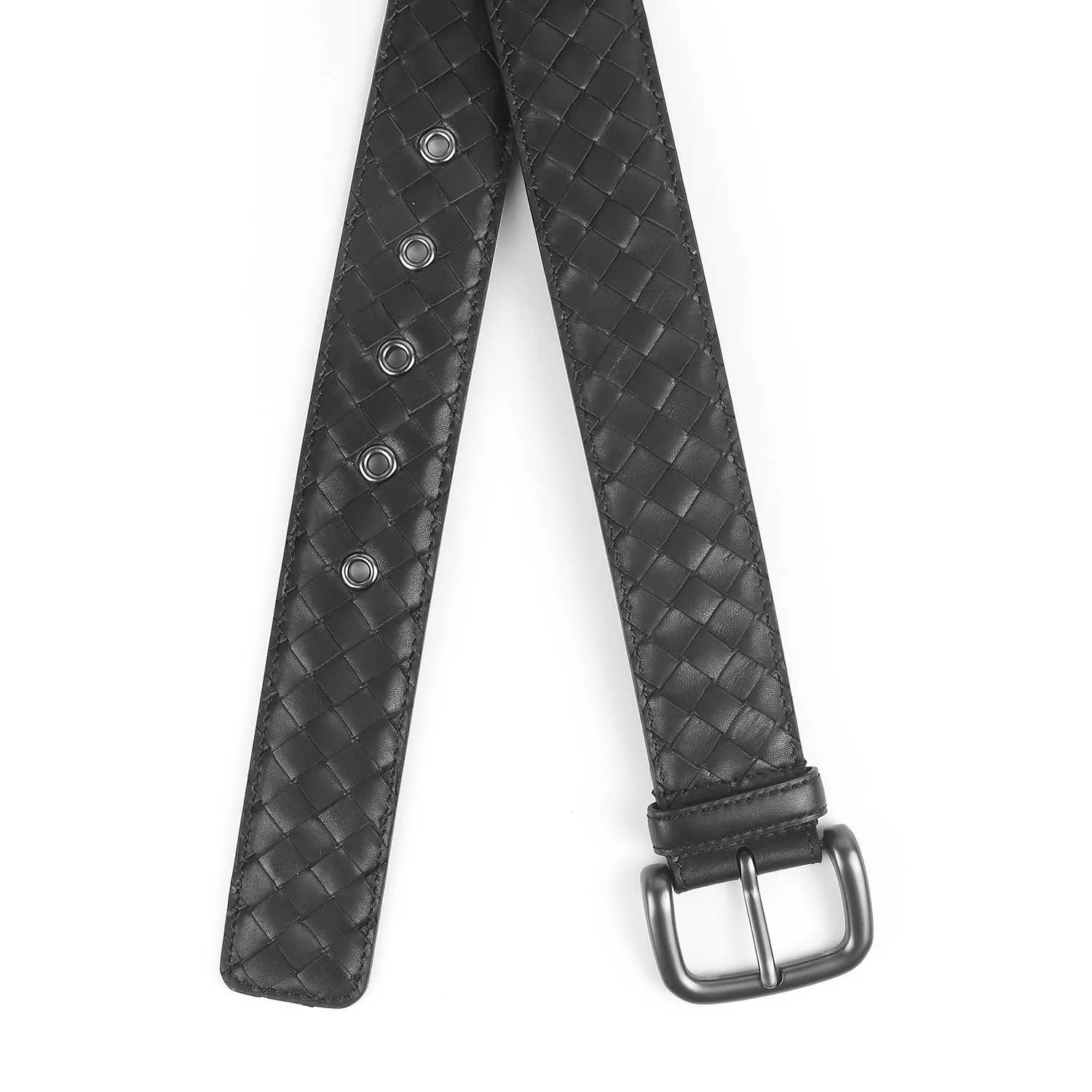 Tresmode Newton Black Men's Leather Belt