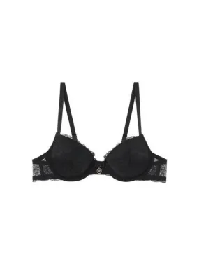 UNDERWEAR Women s Flower Lace Push up Bra Black 271388