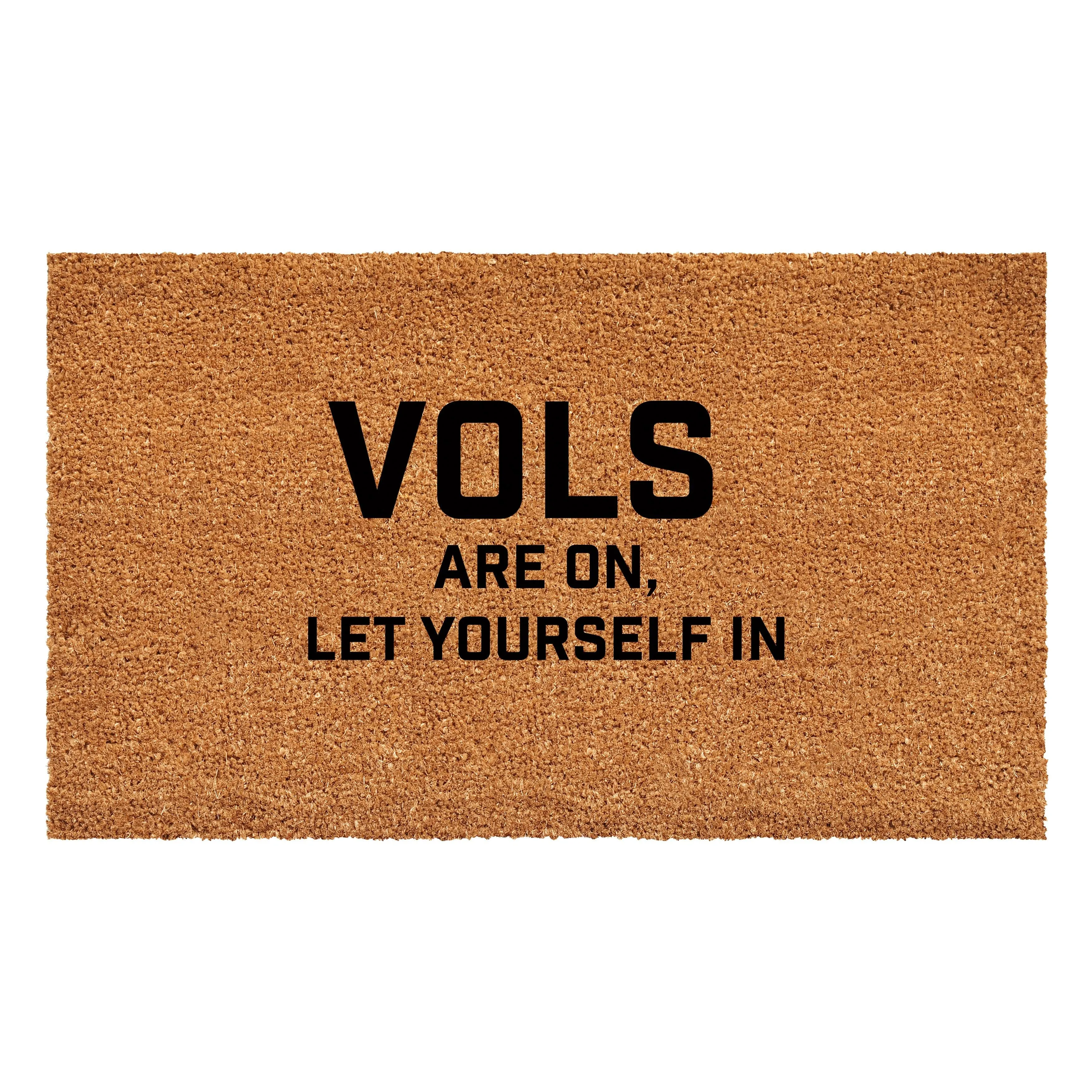 Vols are on Let Yourself in Doormat